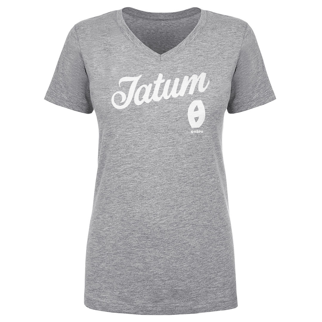 Jayson Tatum Boston Script WHT