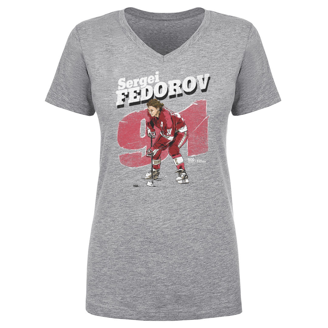 Sergei Fedorov Detroit Retro WHT
