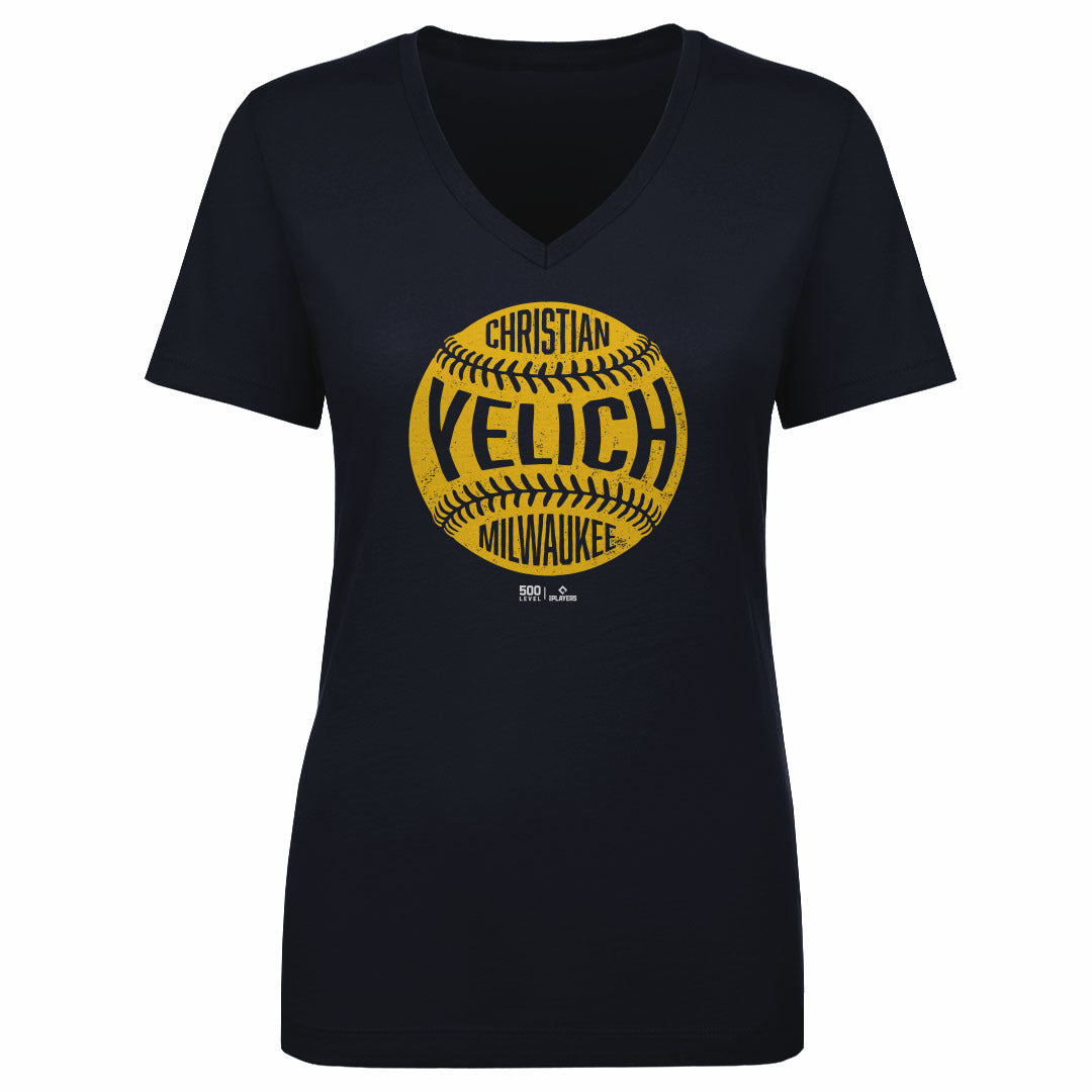Christian Yelich Milwaukee Vintage Baseball WHT