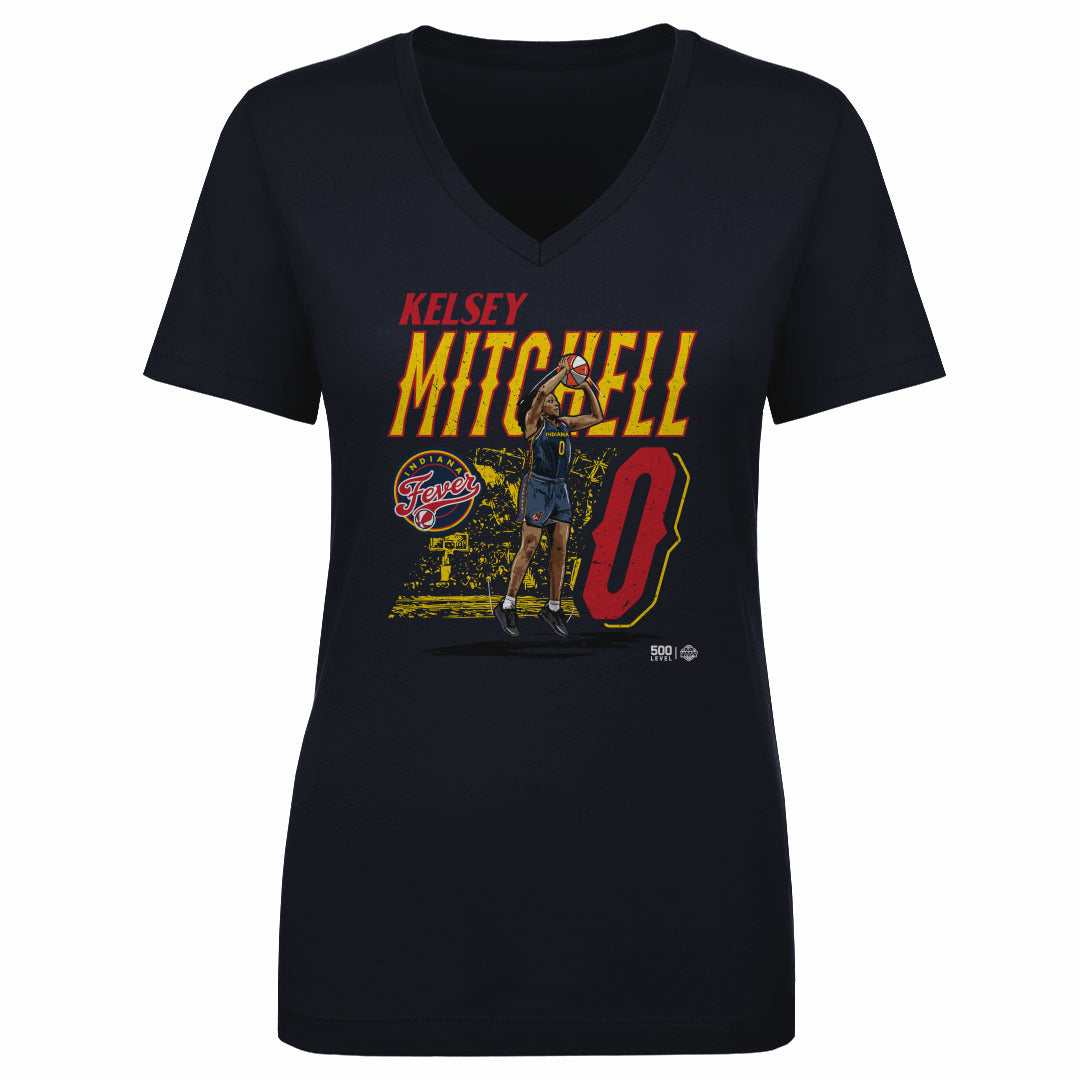 Kelsey Mitchell Indiana Fever Court WHT