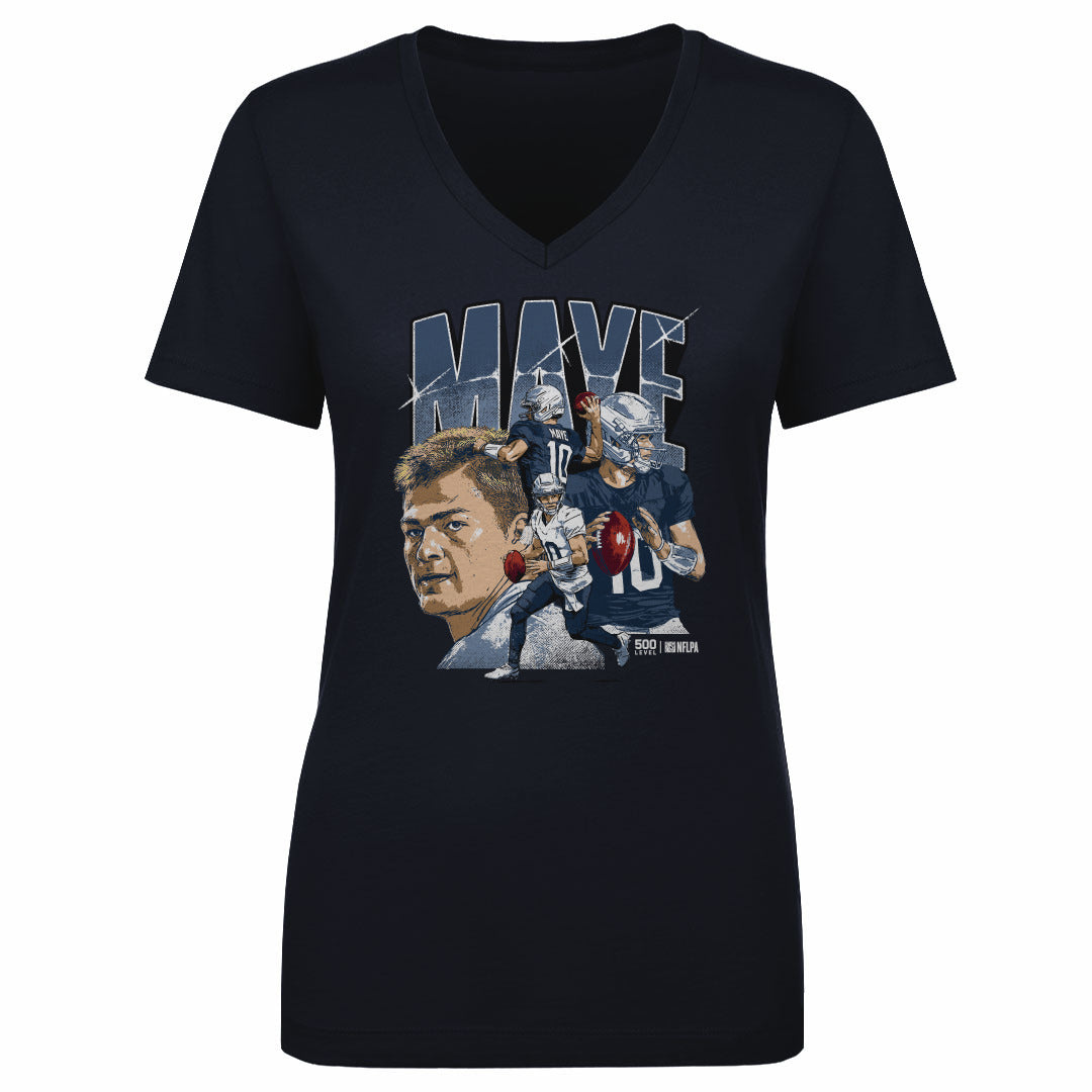 Drake Maye New England Collage WHT
