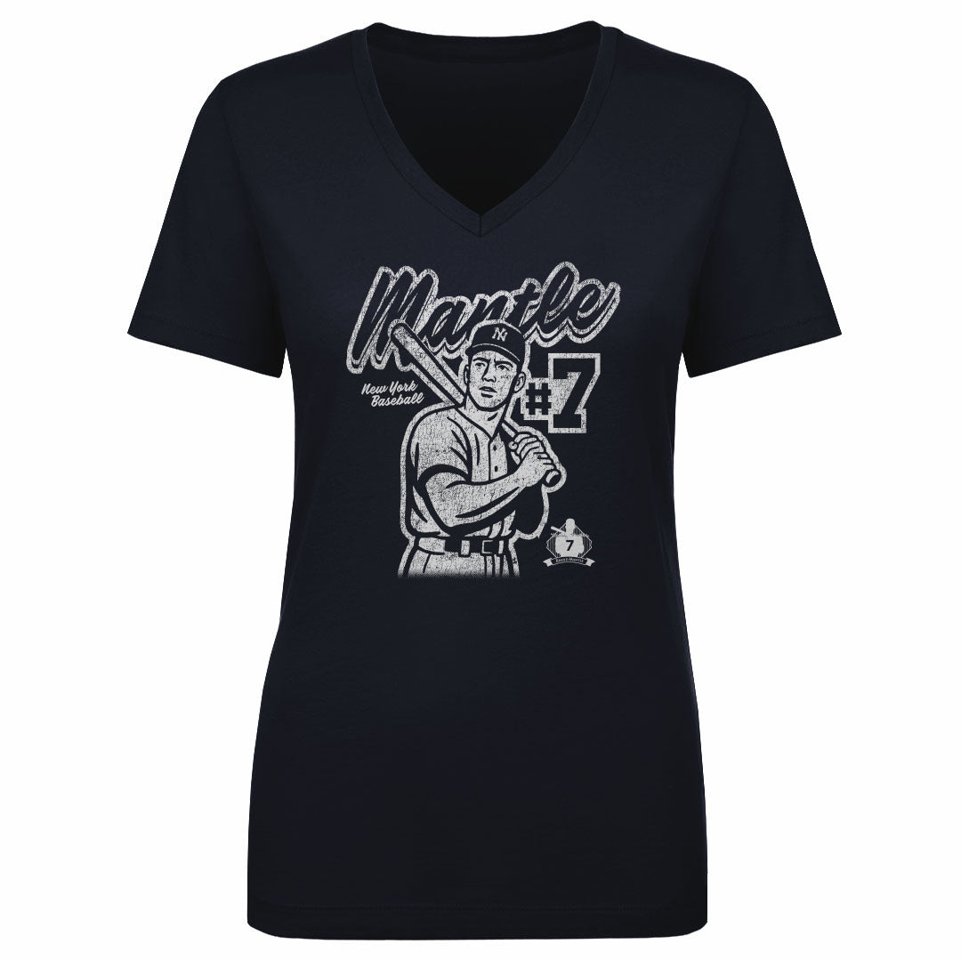 Mickey Mantle New York Y Retro WHT