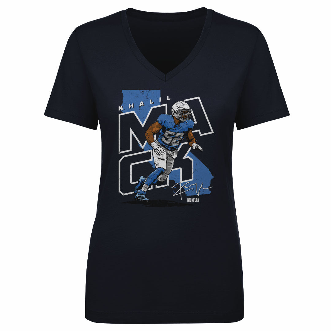 Khalil Mack Los Angeles C Player Map WHT