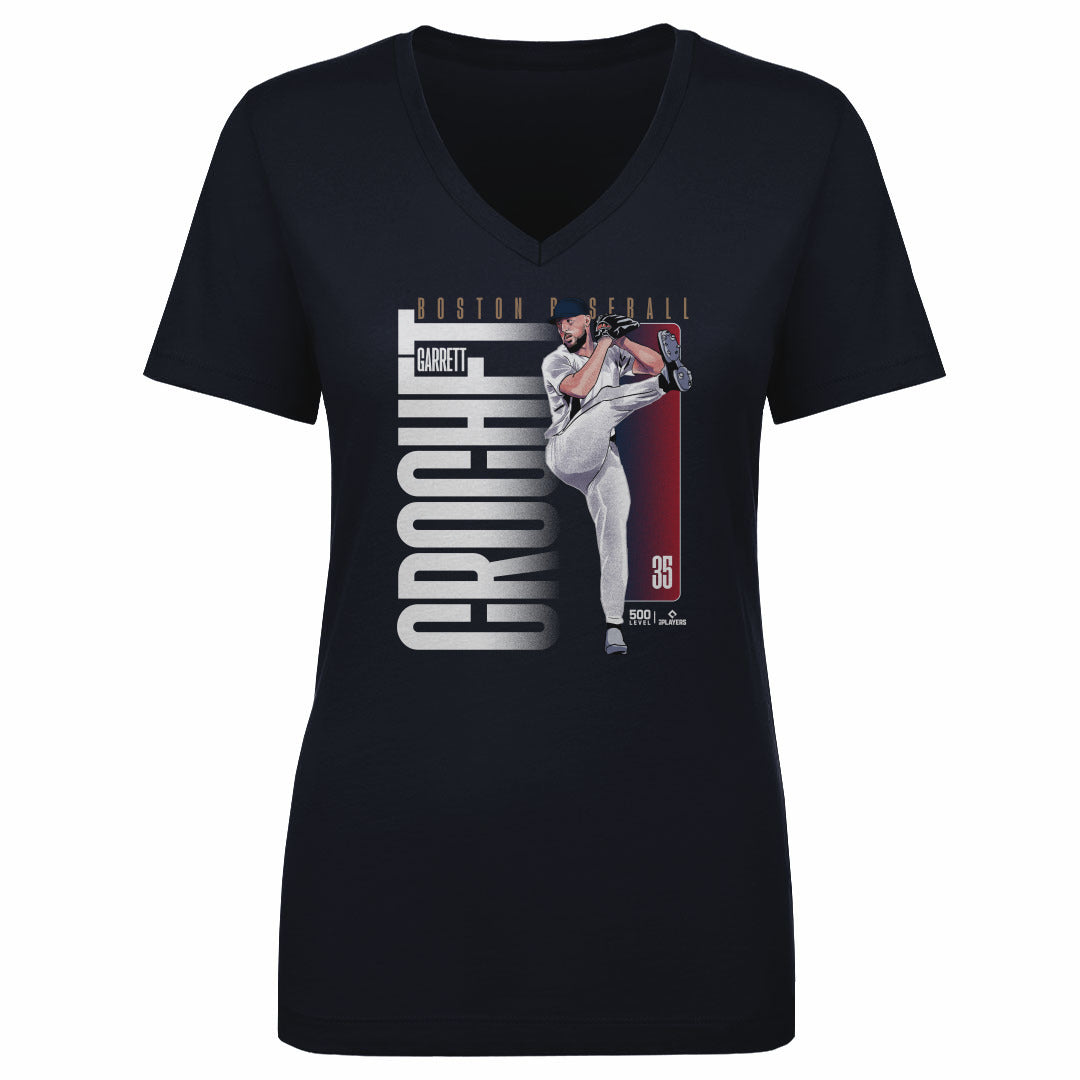 Garrett Crochet Boston Vertical Name WHT