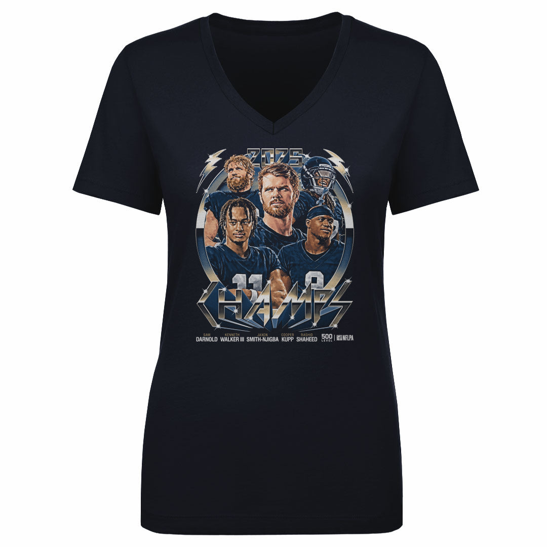 Seattle Football 2025 Champs Vintage WHT