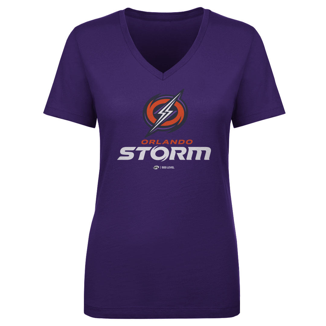 Orlando Storm Primary Logo WHT