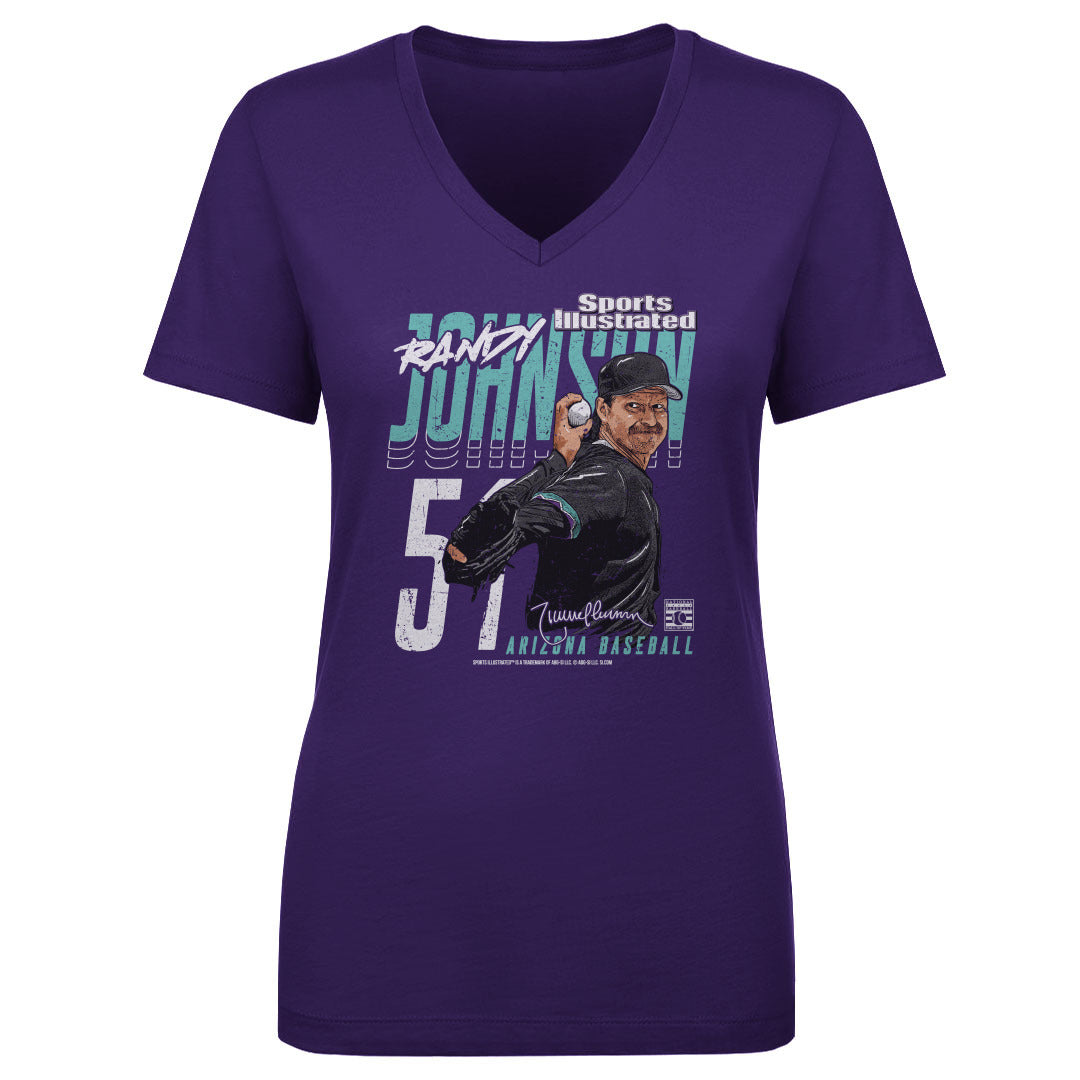 Randy Johnson Sports Illustrated & Arizona Player Name WHT
