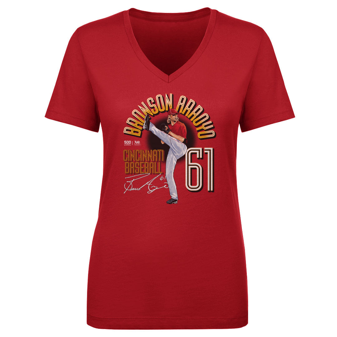 Bronson Arroyo Cincinnati Name Arc WHT