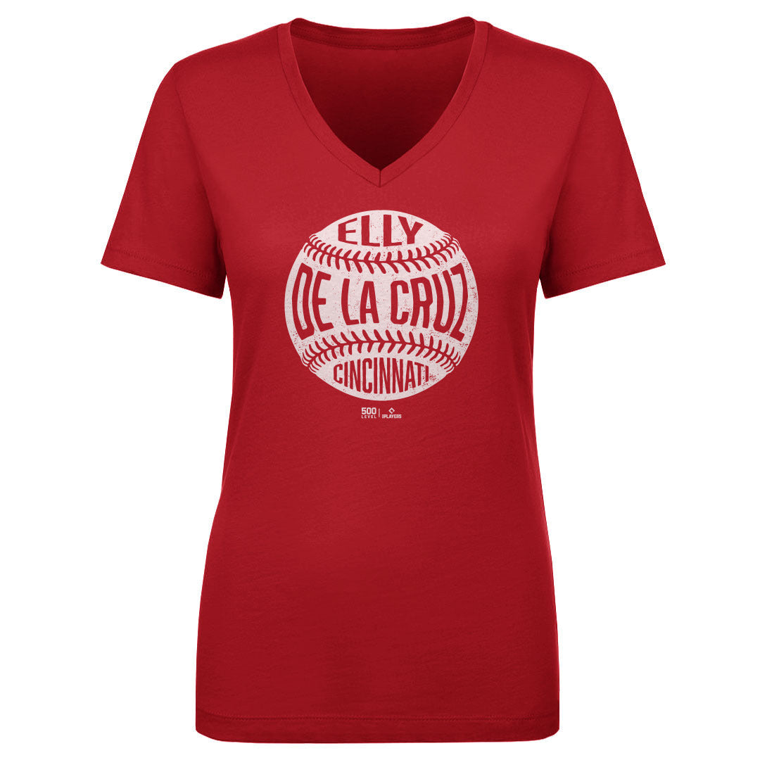 Elly De La Cruz Cincinnati Vintage Baseball WHT