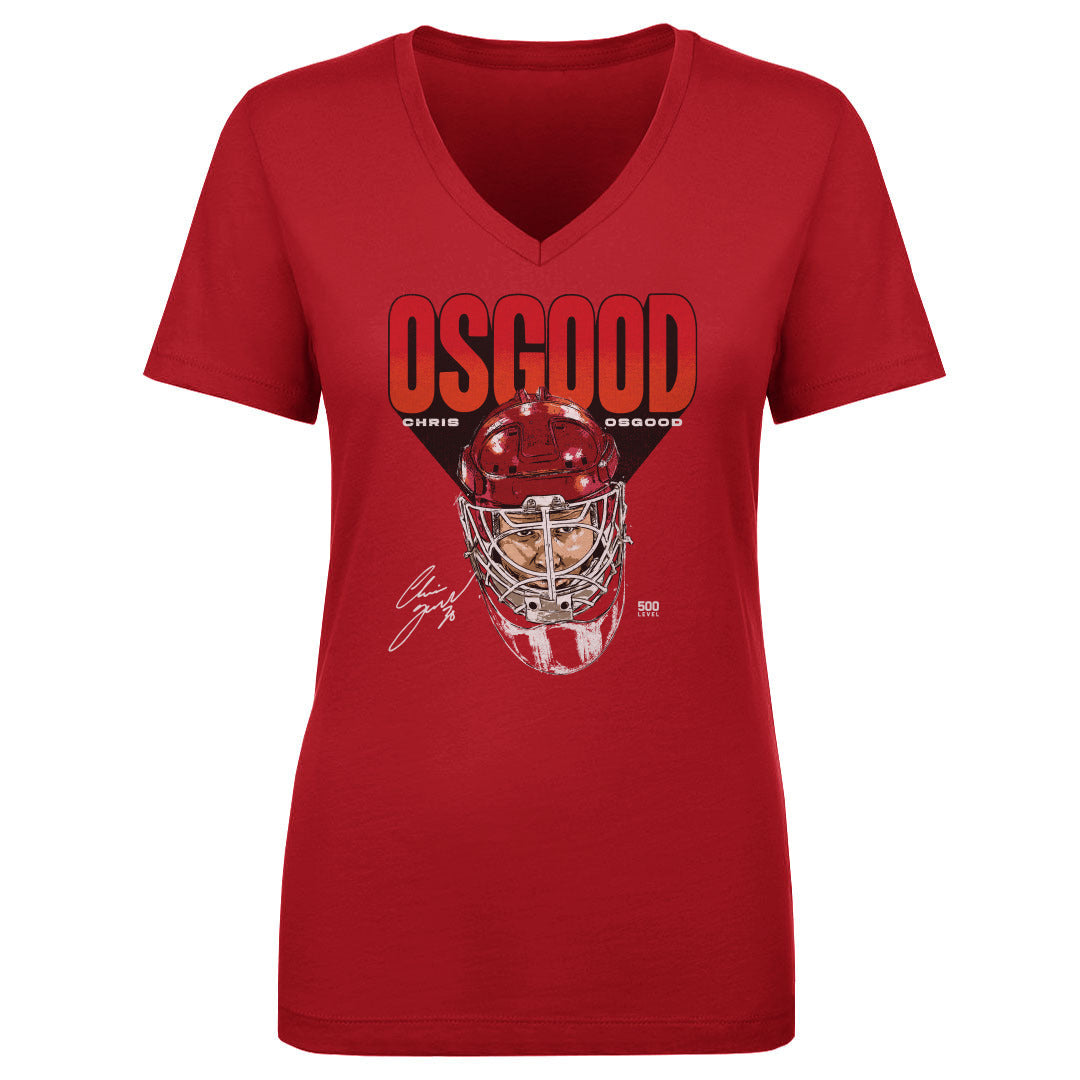 Chris Osgood Detroit Hockey Mask WHT
