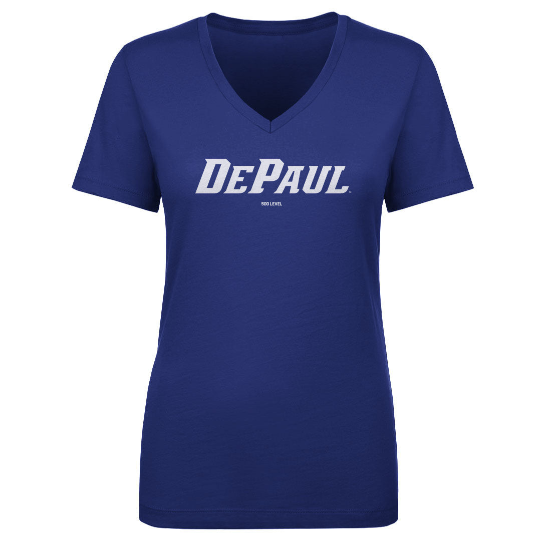 DePaul Blue Demons Wordmark White WHT