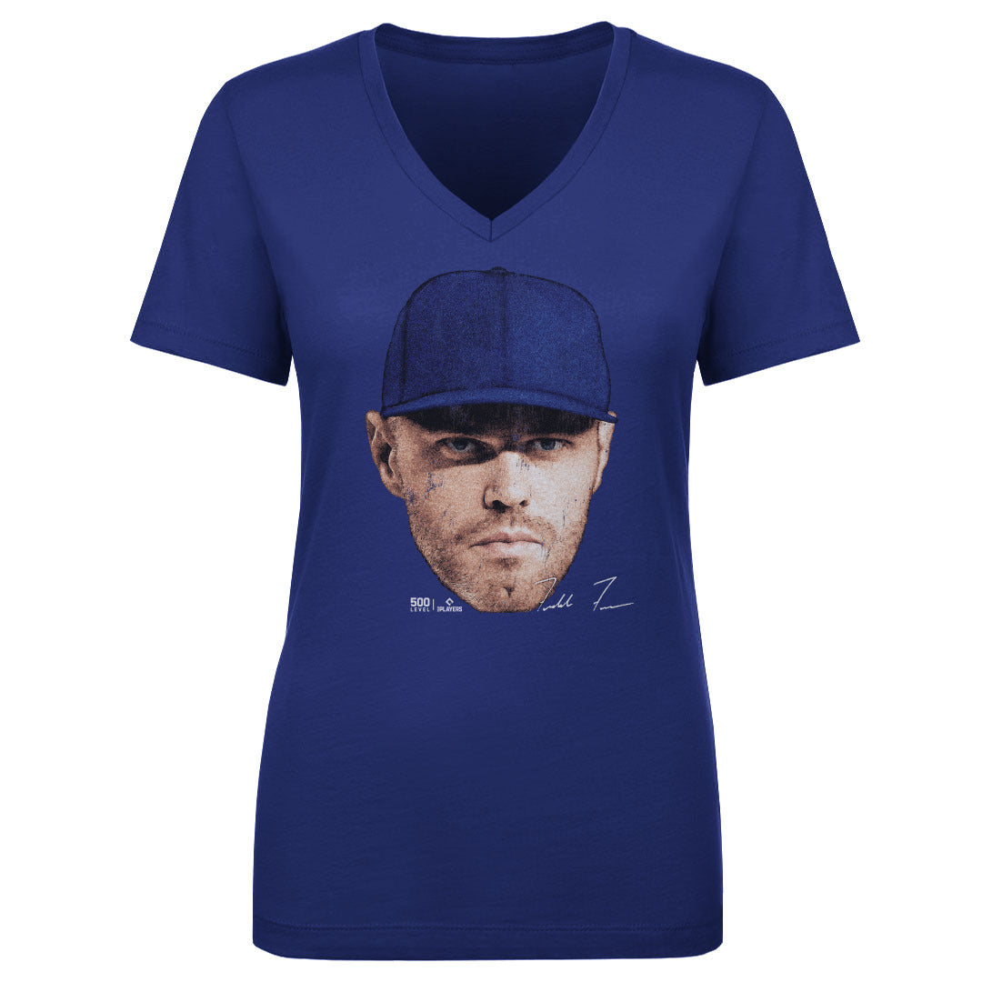Freddie Freeman Los Angeles D Vintage Head WHT
