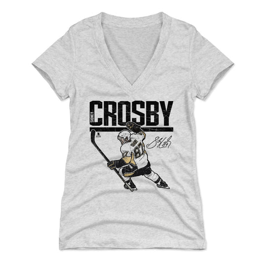 Sidney Crosby Hyper K Womens V-Neck T Shirt 500 Level Officially Licensed Fan Gear