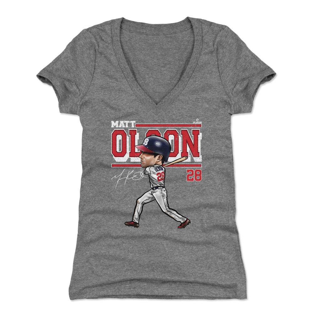 Matt Olson Atlanta Cartoon WHT