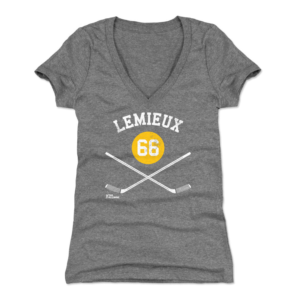 Mario Lemieux Pittsburgh 66 Sticks WHT