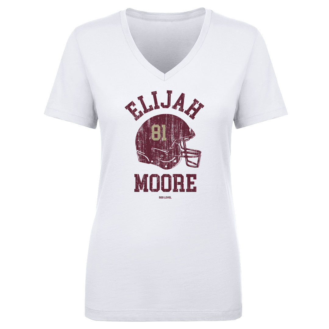 Elijah Moore College Helmet Font