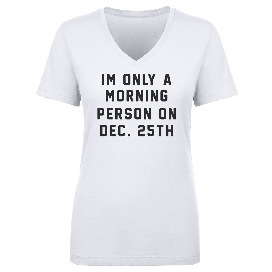 Christmas Morning Person On Christmas