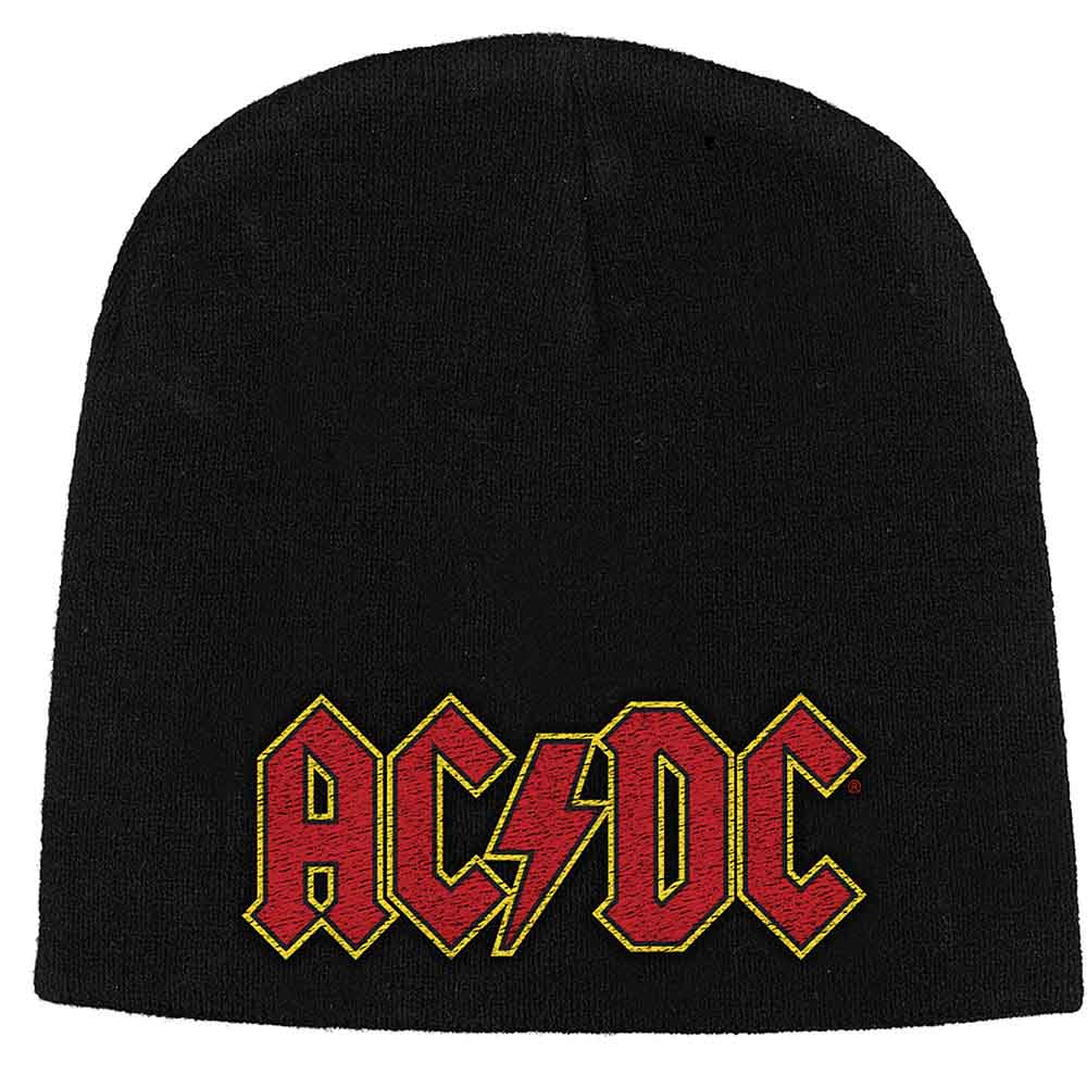 AC/DC Logo Beanie Hat Black