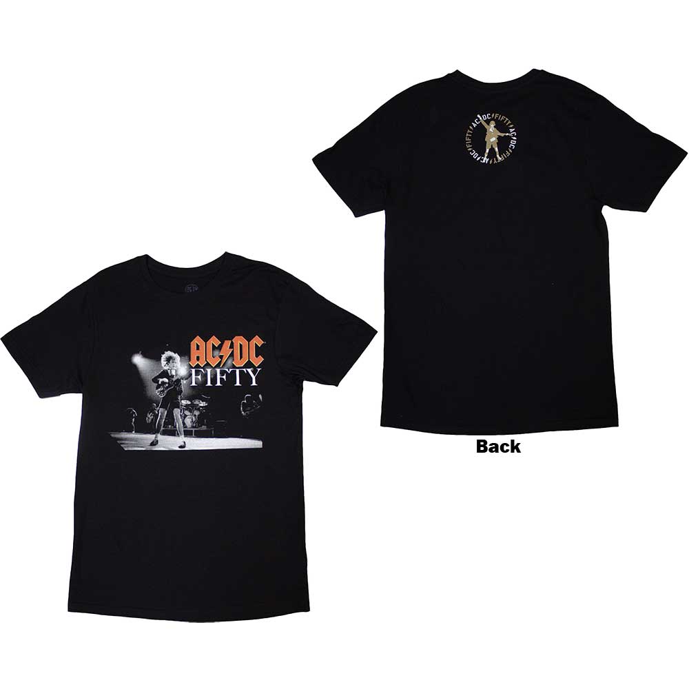AC/DC On Stage Fifty Mens T Shirt