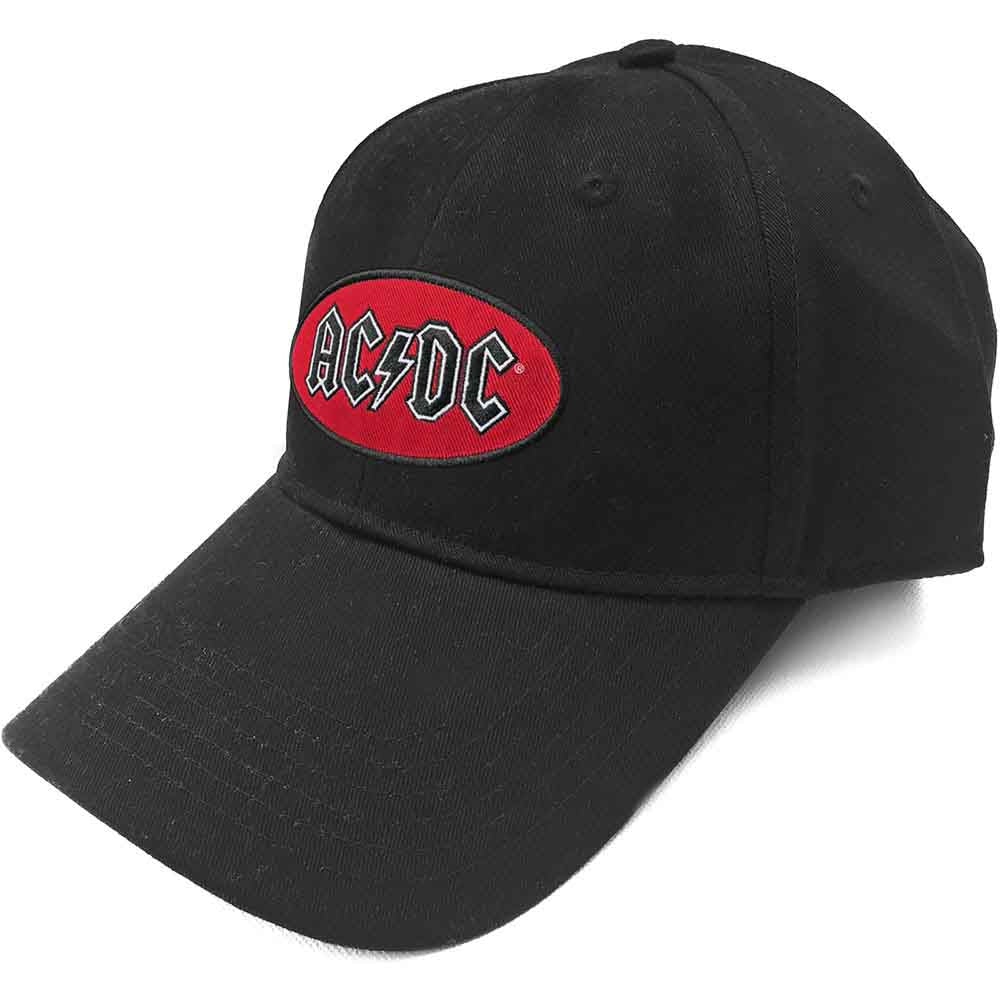AC/DC Oval Logo Hat Black