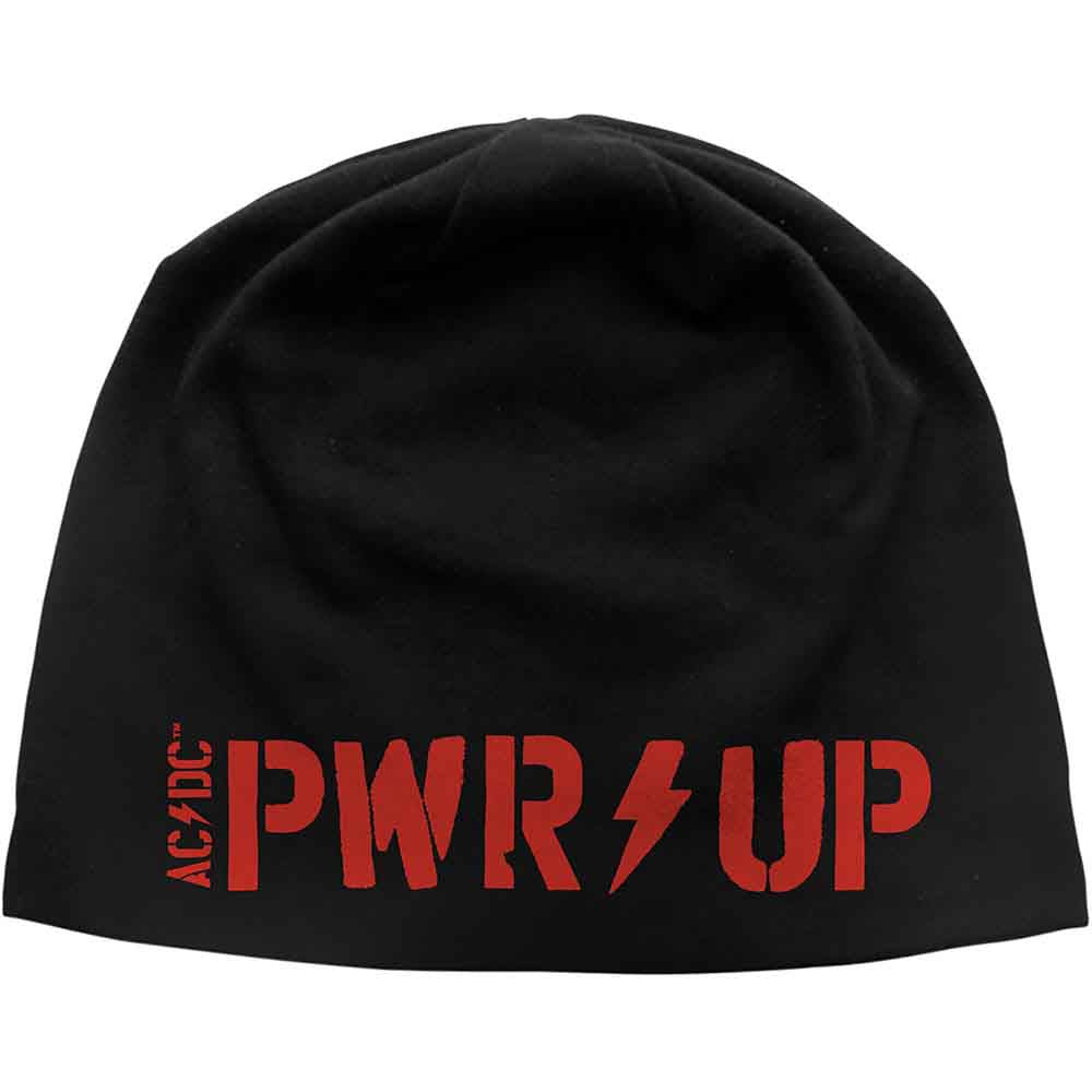 AC/DC PWR-UP Beanie Hat Black