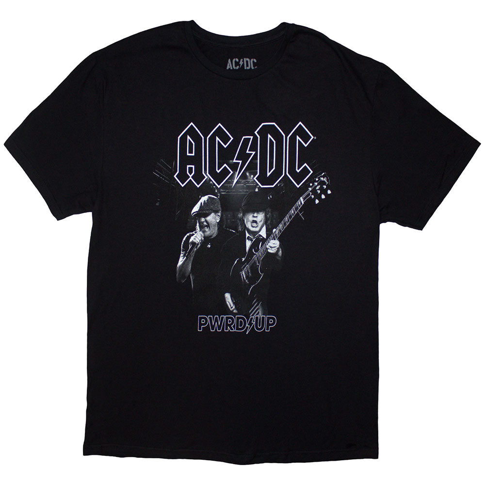 AC/DC PWRD-UP B&W Photo Mens T Shirt