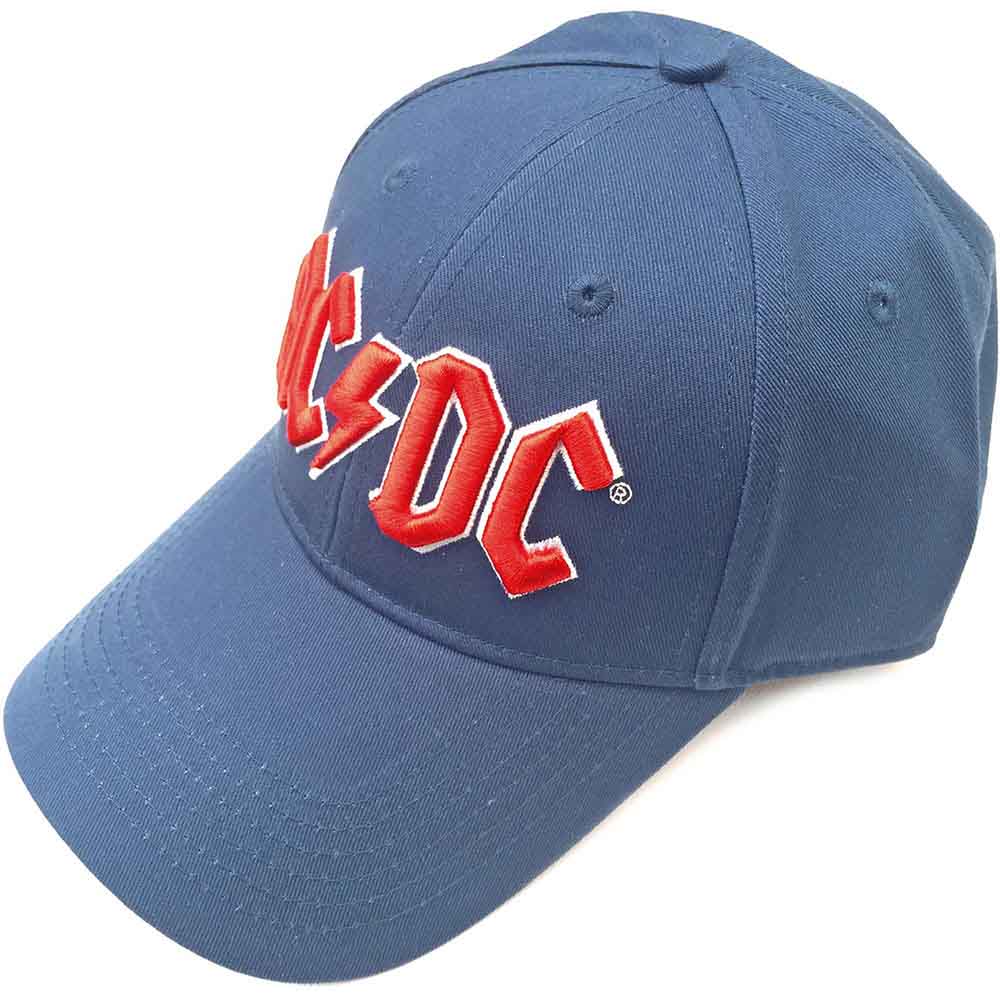 AC/DC Red Logo Hat Blue