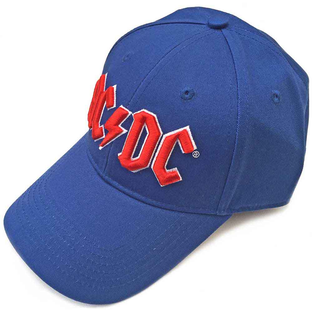 AC/DC Red Logo Hat Blue