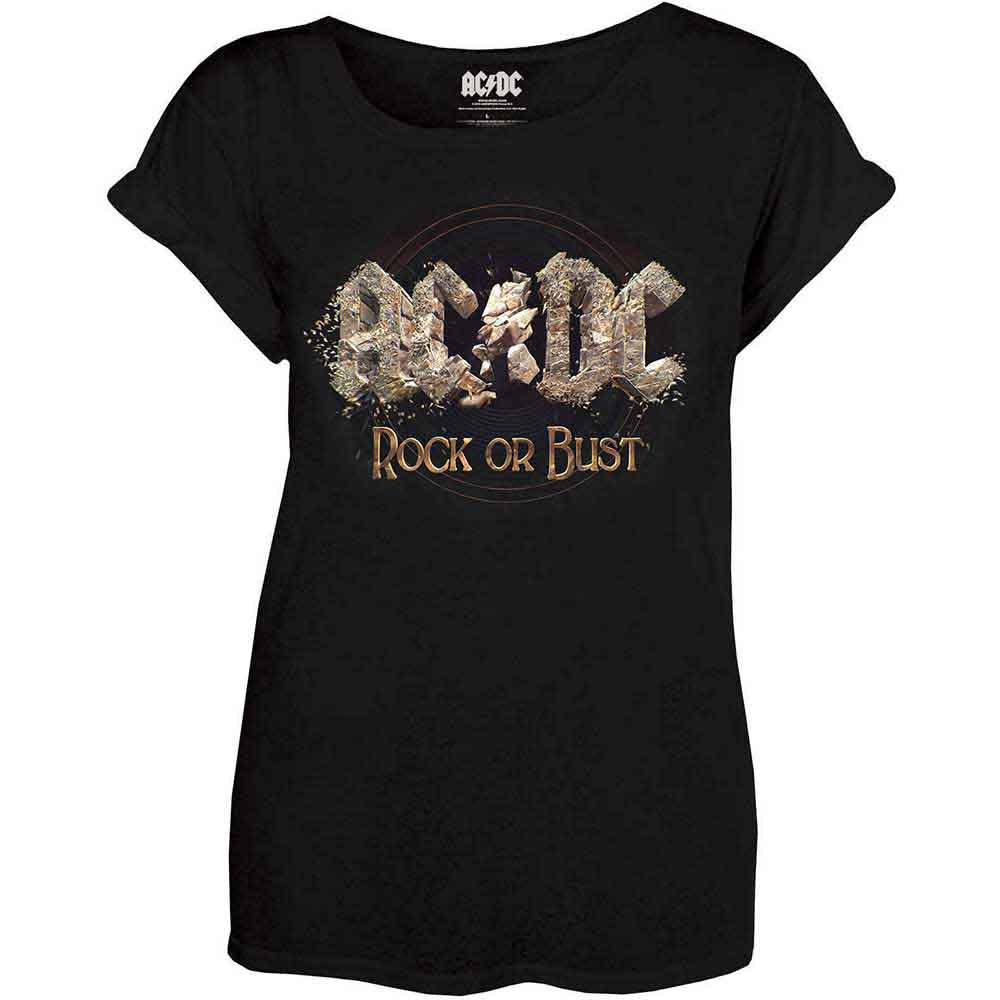AC/DC Rock or Bust Womens T Shirt