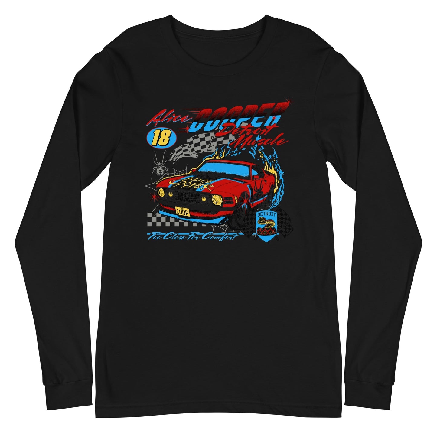 Alice Cooper - Racecar Long Sleeve Shirt