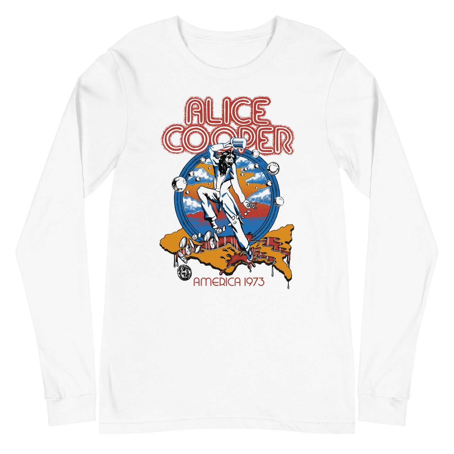 Alice Cooper - 1973 Tour Long Sleeve Shirt
