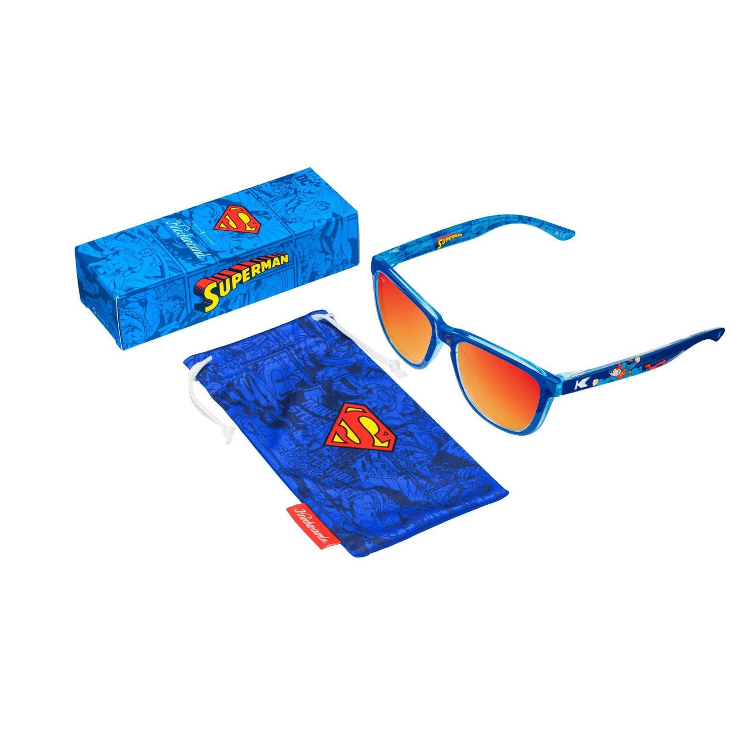 Superman Premiums Officially Licensed Knockaround Sunglasses