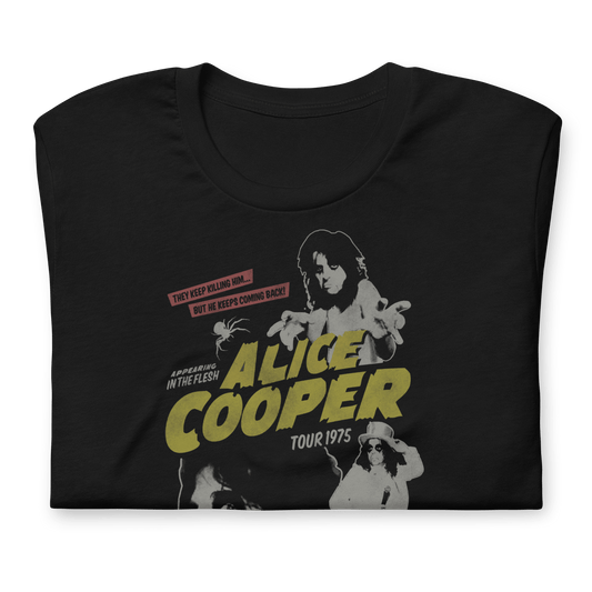 Alice Cooper 1975 Tour Vintage T Shirt