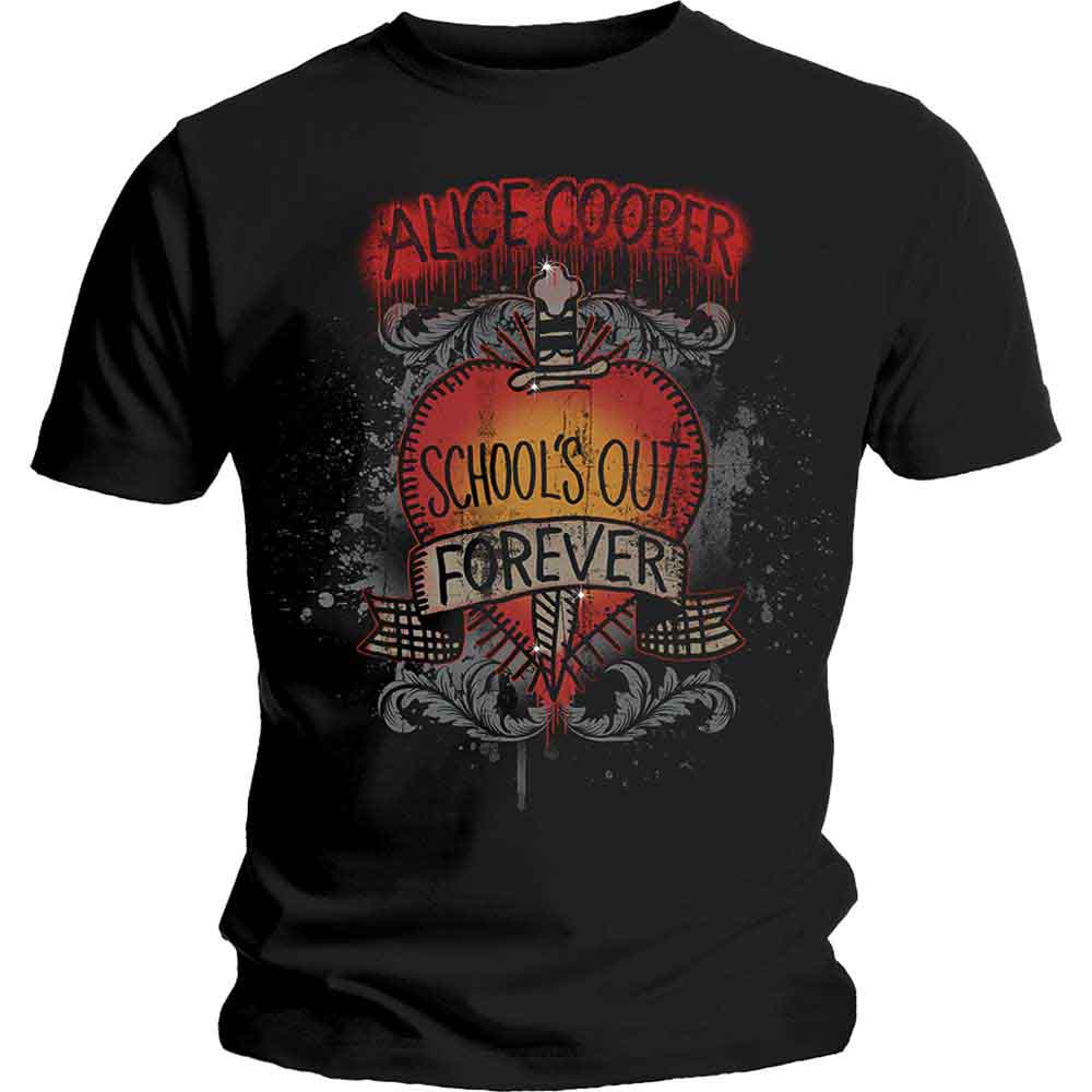 Alice Cooper Schools Out Dagger Mens T Shirt