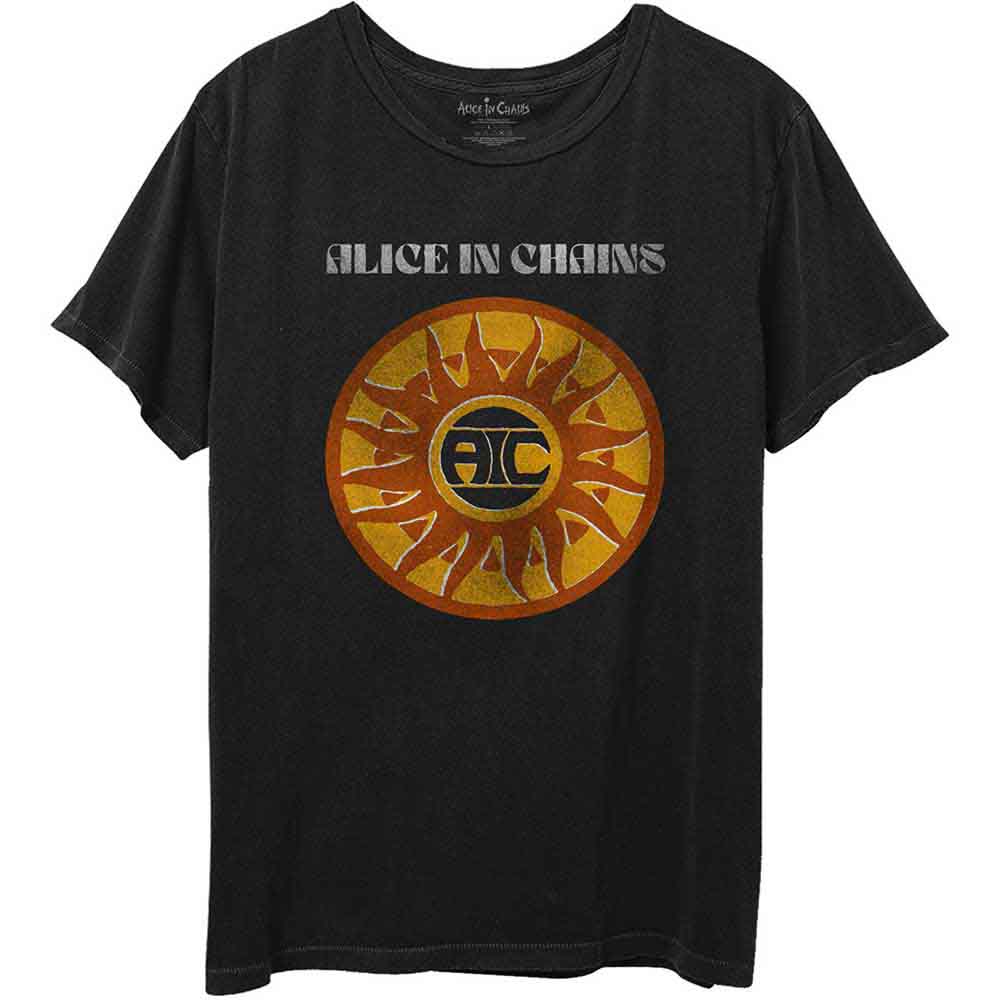 Alice In Chains Circle Sun Vintage Mens T Shirt