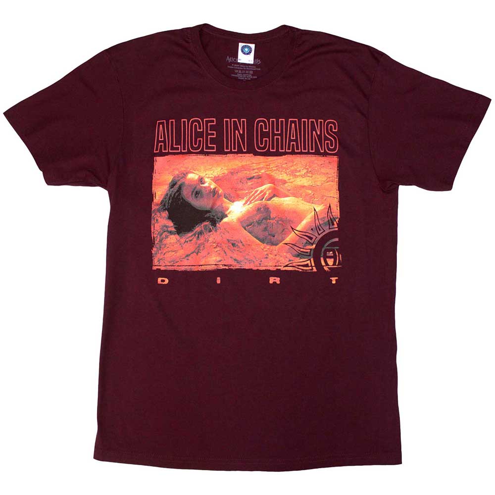 Alice In Chains Dirt Orange Mens T Shirt
