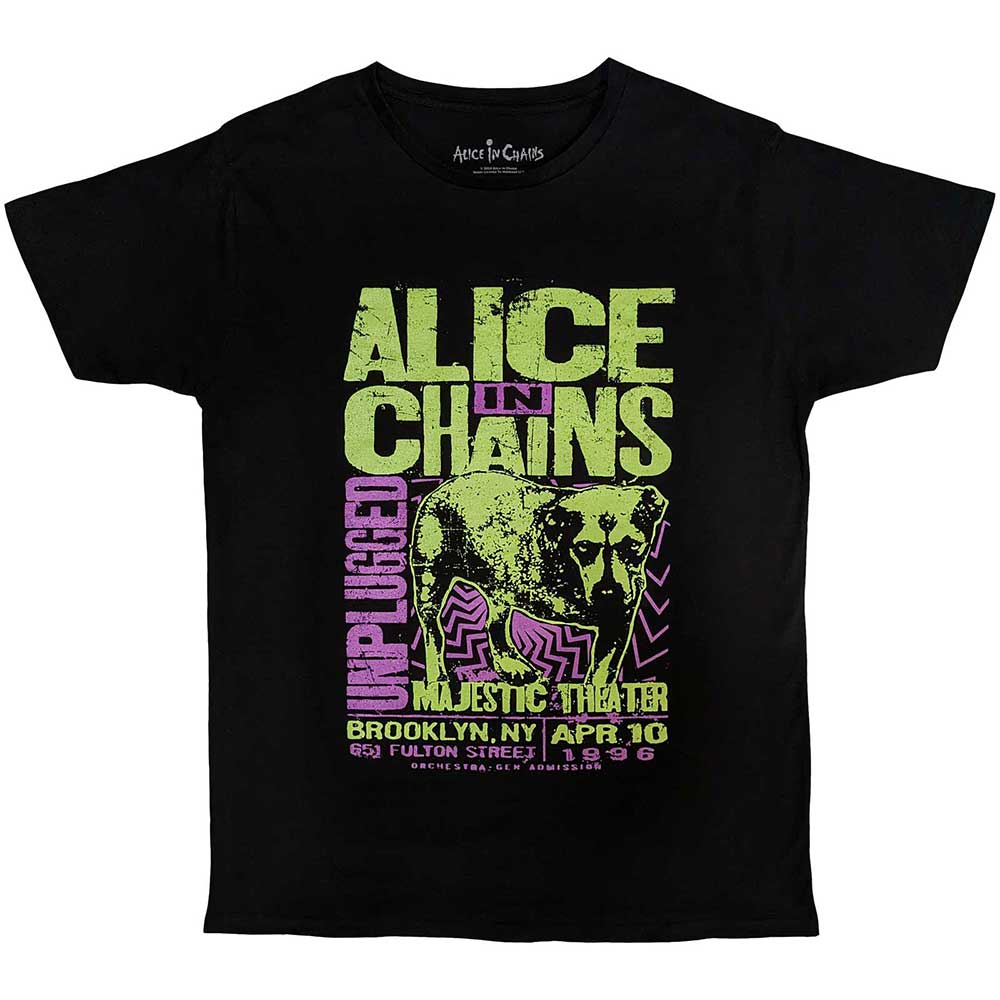 Alice In Chains Unplugged Dog Mens T Shirt