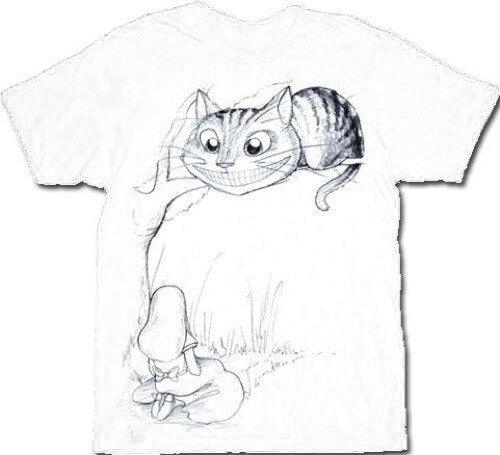 Alice In Wonderland Cheshire Cat Tree T Shirt