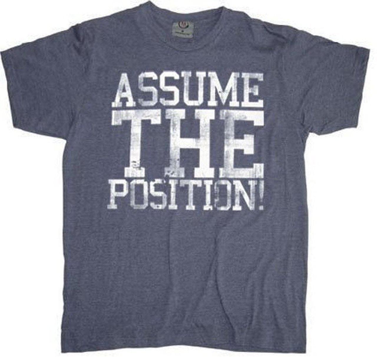 Animal House Assume The Position Adult T Shirt