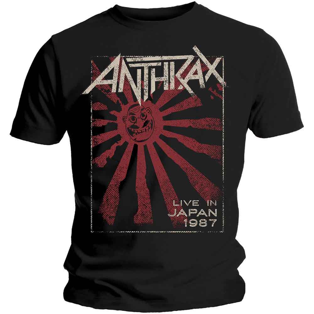 Anthrax Live in Japan Mens T Shirt Black