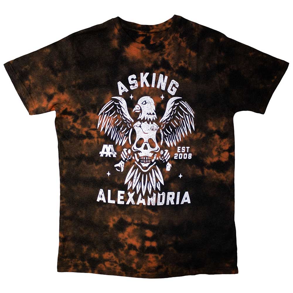 Asking Alexandria Eagle Skull Mens T Shirt