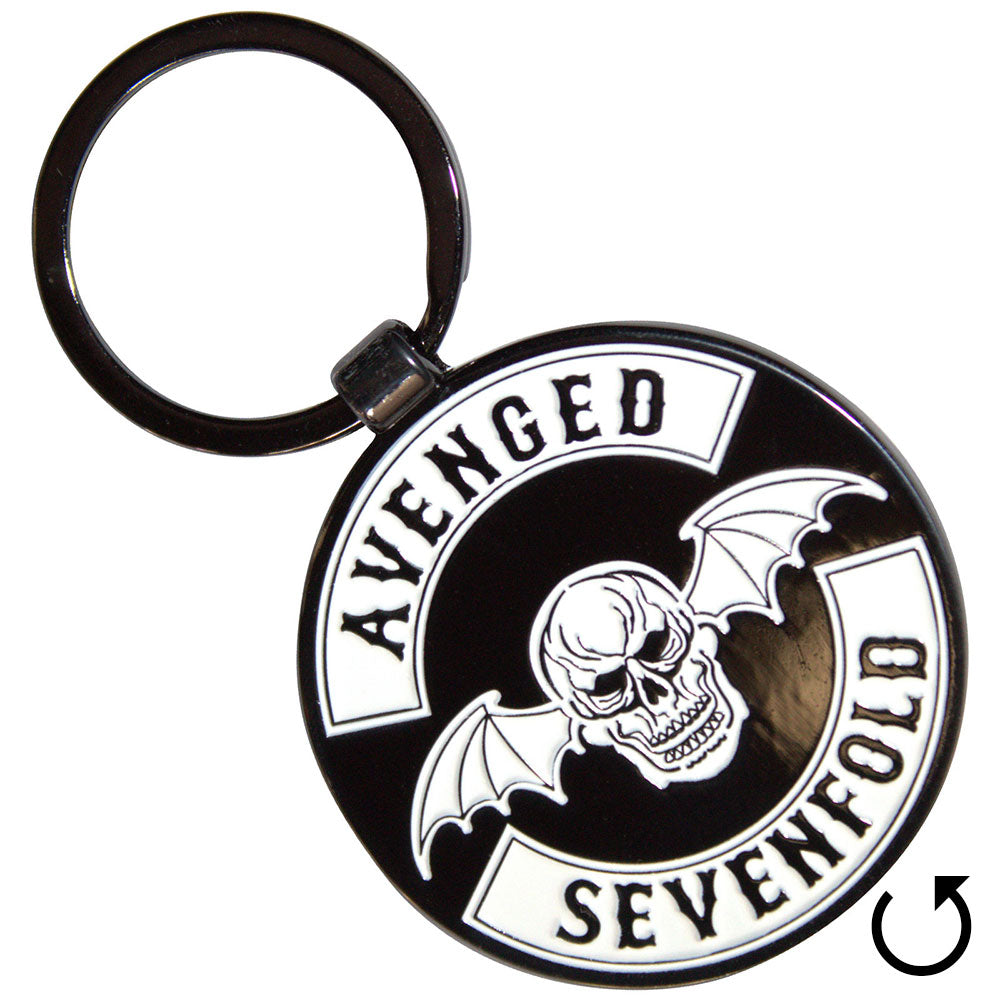 Avenged Sevenfold Deathbat Crest Keychain