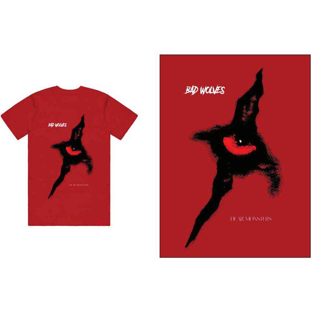 Bad Wolves Dear Monsters Eye Mens T Shirt