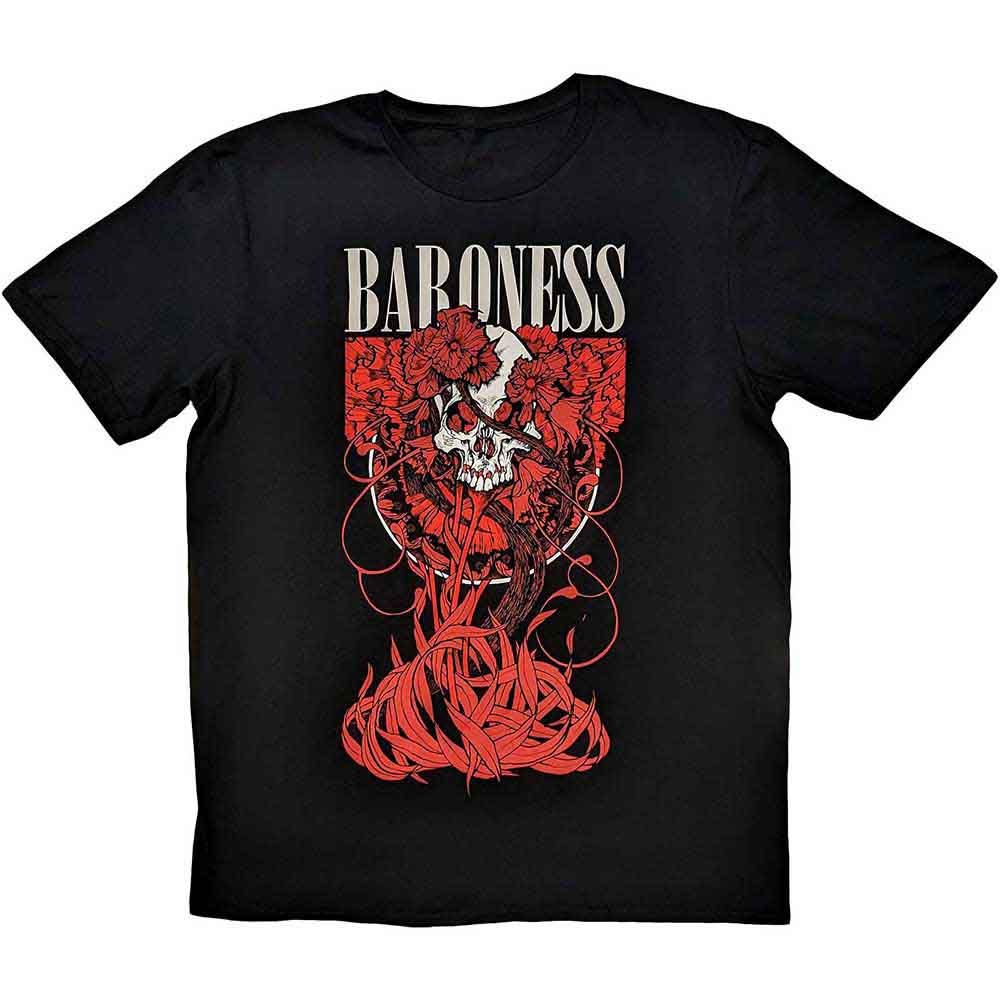 Baroness Fleur Skull Mens T Shirt