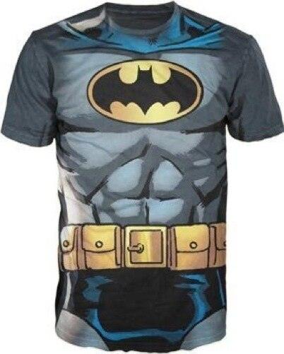 Batman Muscle Costume With Logo T Shirt