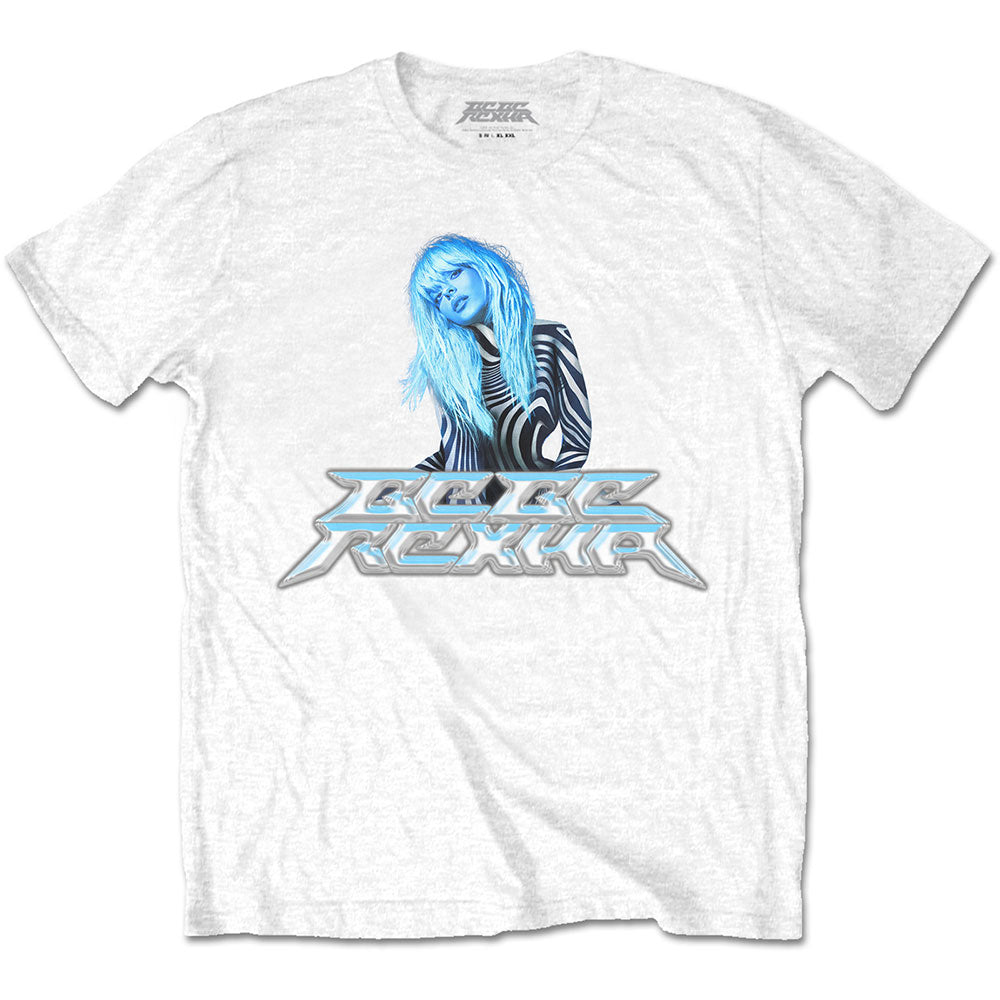 Bebe Rexha Silver Logo Mens T Shirt