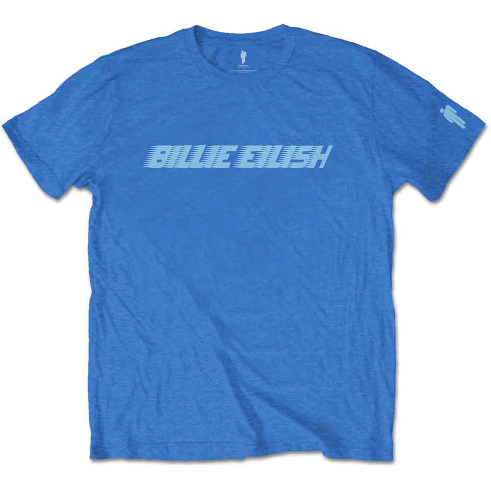 Billie Eilish Blue Racer Logo Mens T Shirt