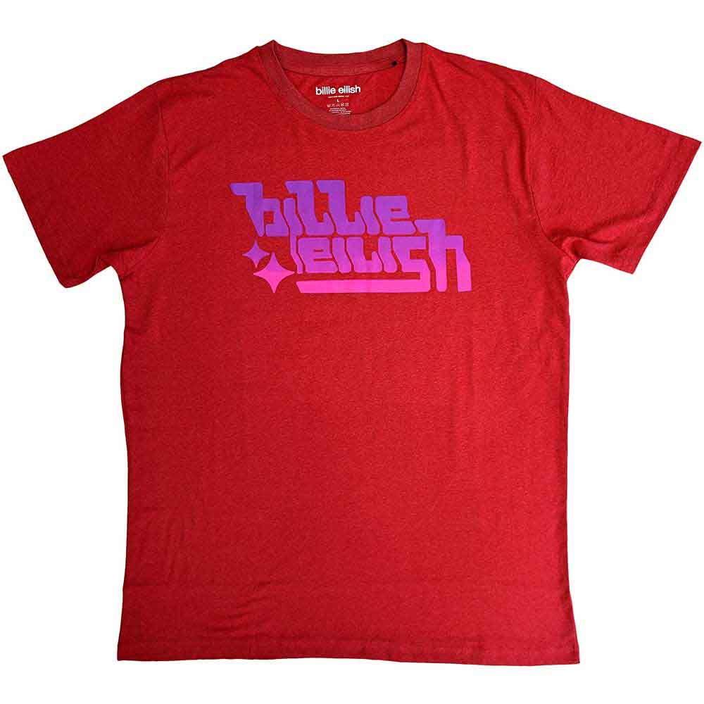 Billie Eilish Purple Logo Mens T Shirt