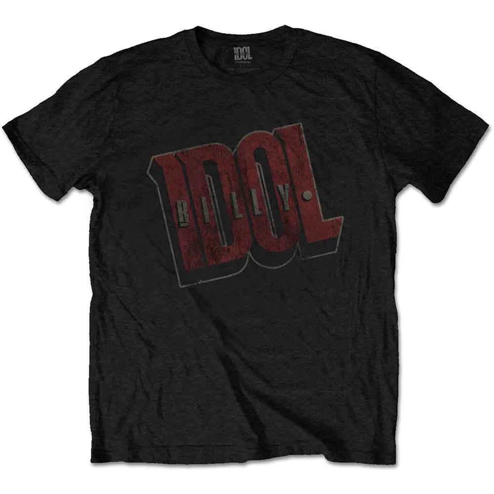 Billy Idol Vintage Logo Mens T Shirt
