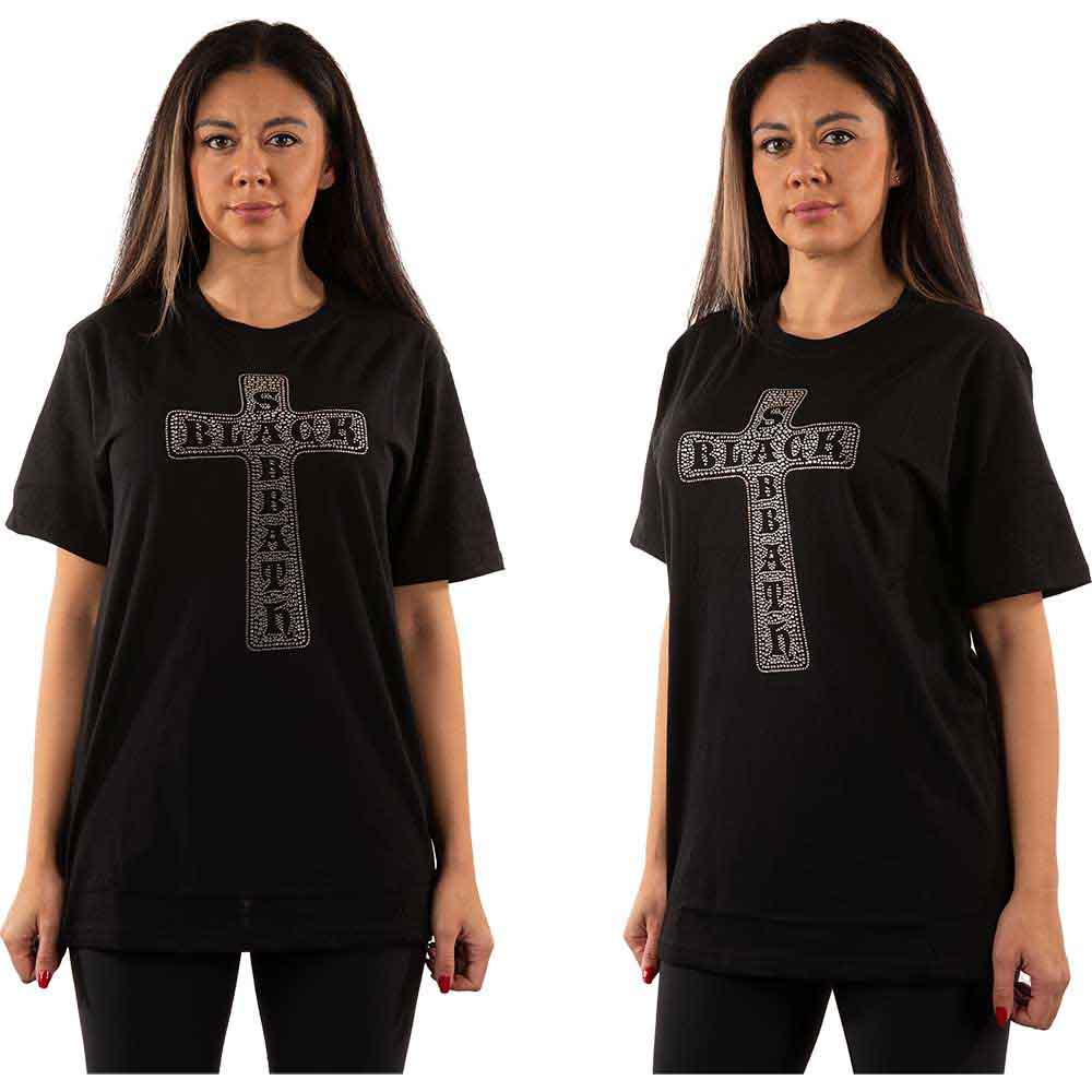 Black Sabbath Cross Mens T Shirt